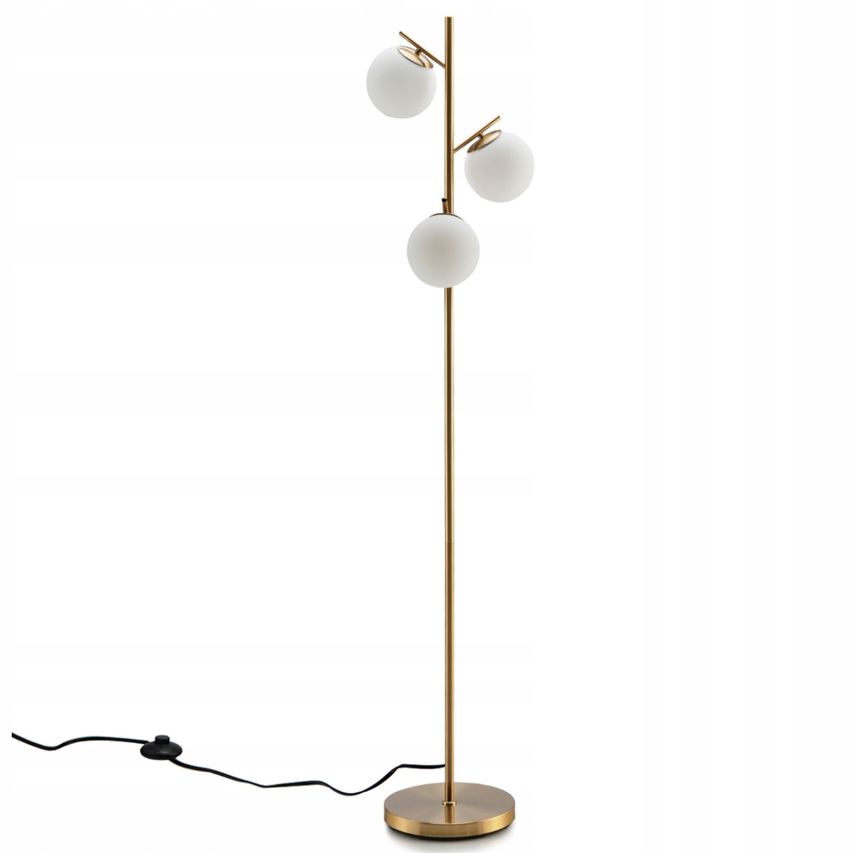 Podlahová Lampa 3 Zdroje Svetla Voľne Stojaca Podlahová Lampa Moderná