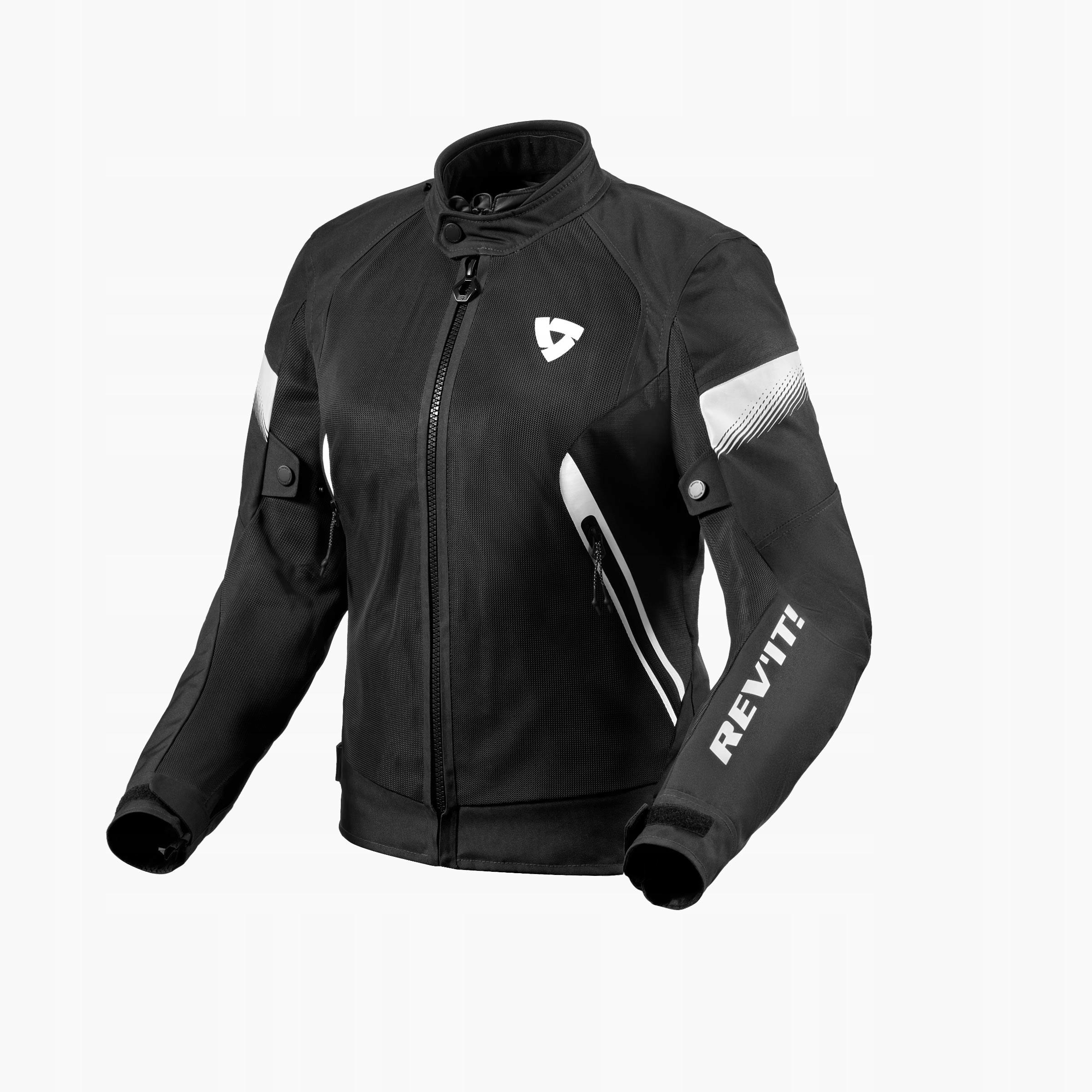 Rev'it! Control Air H2O ladies black white kurtka motocyklowa 38