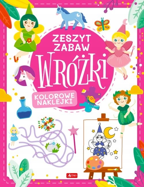 

Wróżki Zeszyt zabawy zagadki kreatywne zadania