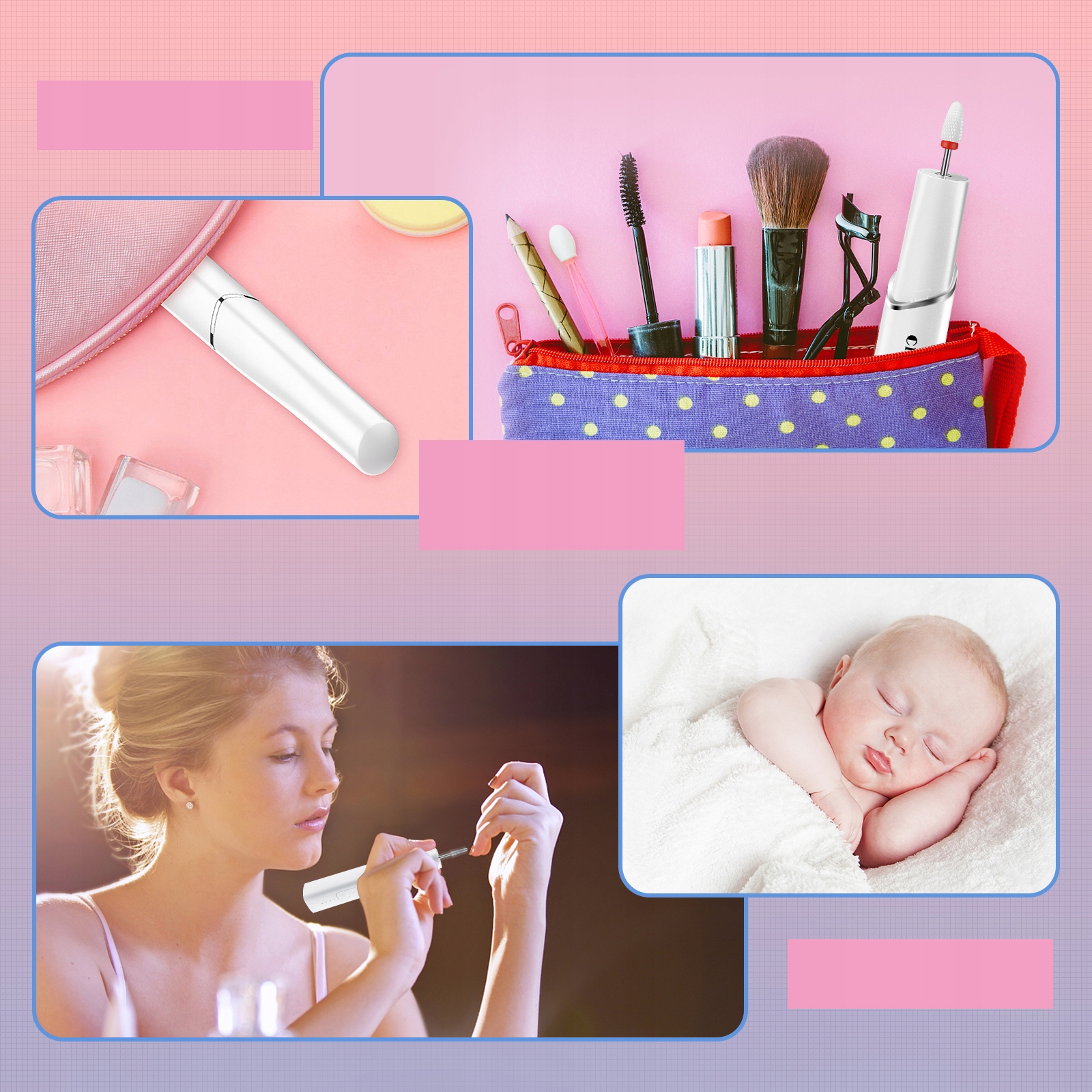 Mini Frezarka do Paznokci Zestaw do Manicure 15000RPM Model C1330