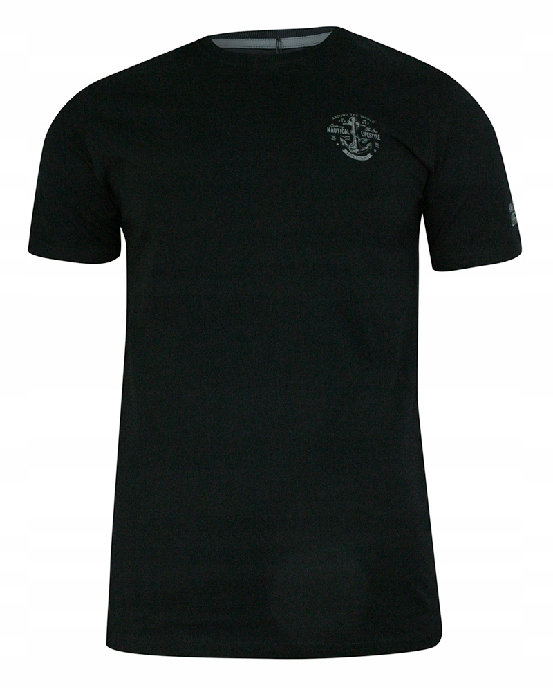 

Czarny T-shirt z Nadrukiem -pako Jeans- XXL