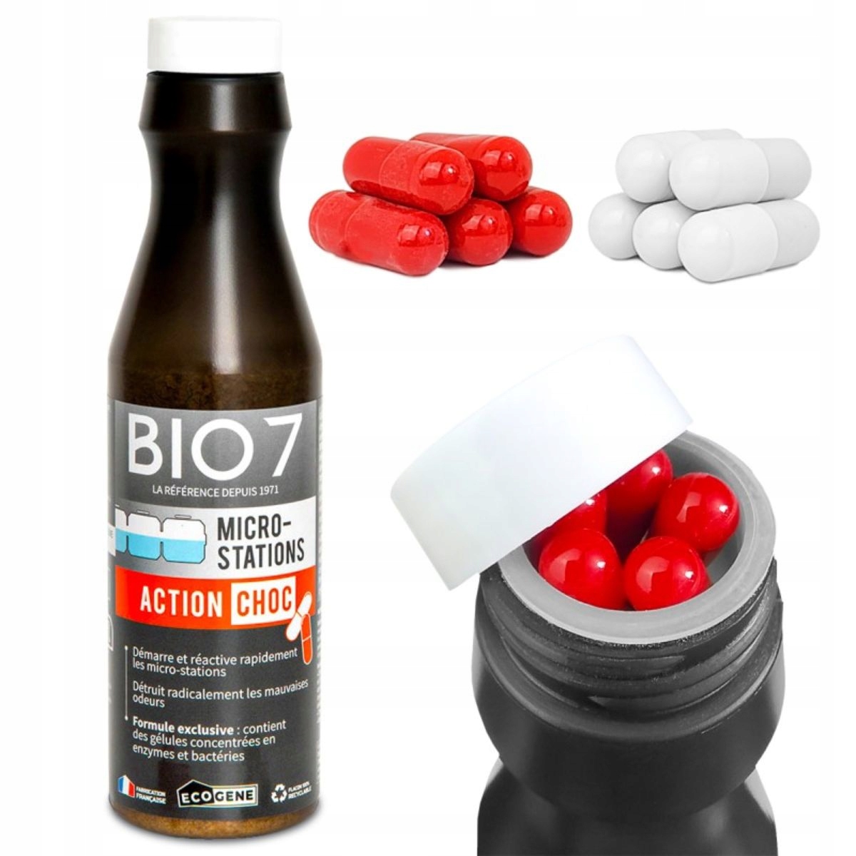 Bio7 CHOC Start +Entretien Micro Bakterie tlenowe do BIO OCZYSZCZALNI ROK Kod producenta Bio7 Microstations CHOC 12M