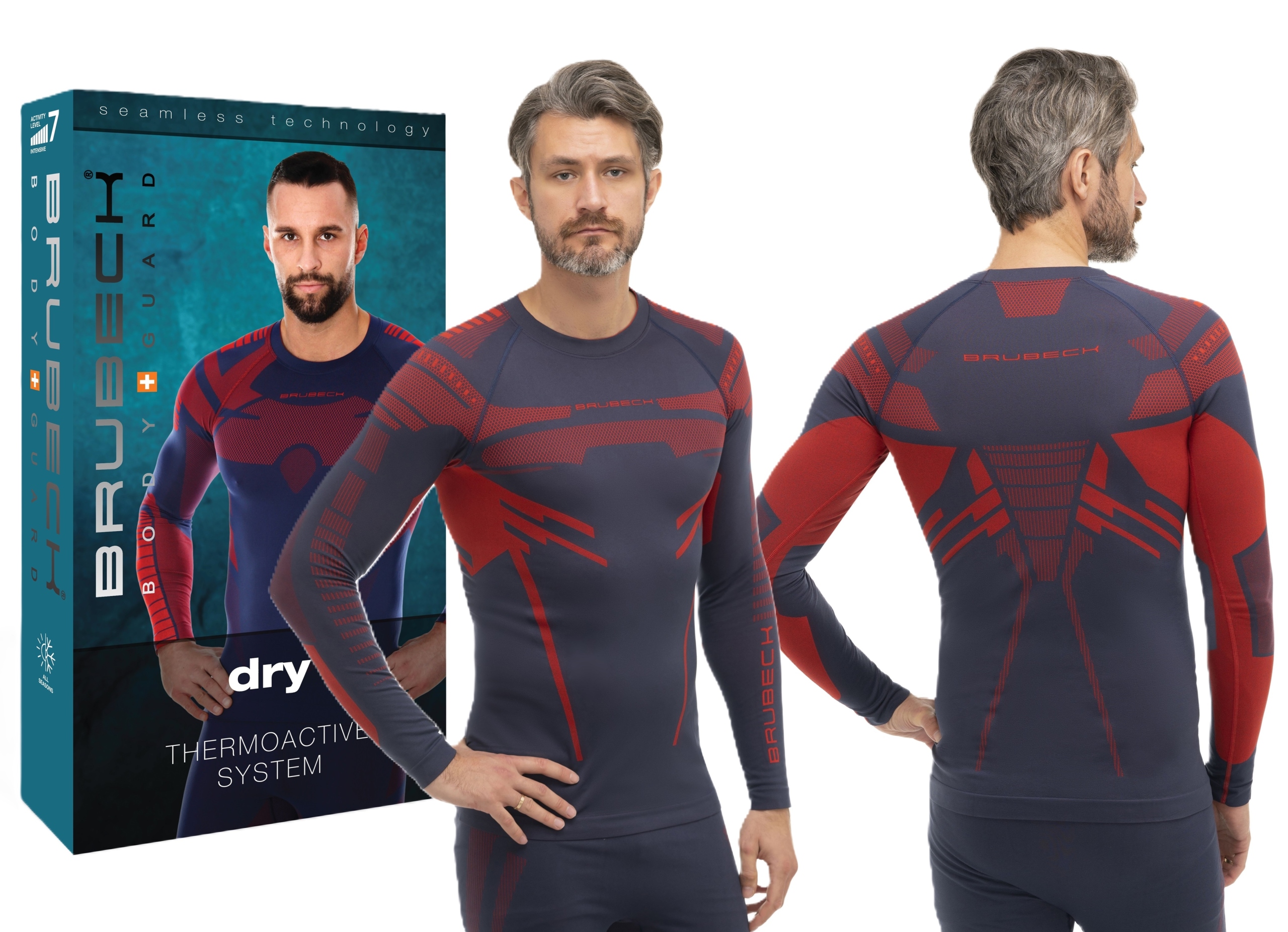 Brubeck Dry Men LS15700 Koszulka Oddychająca M