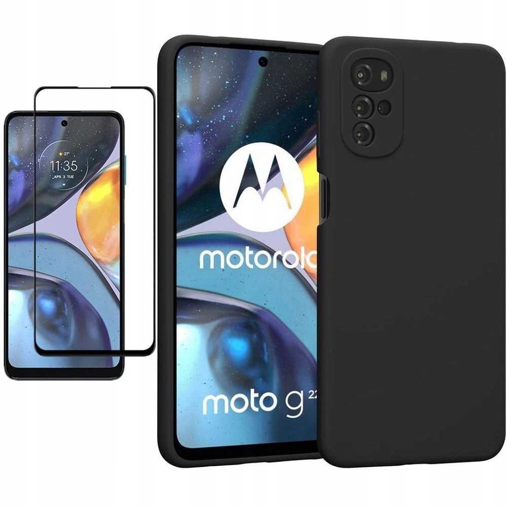 

Etui Szkło 5D do Motorola Moto G22, Silikon Case