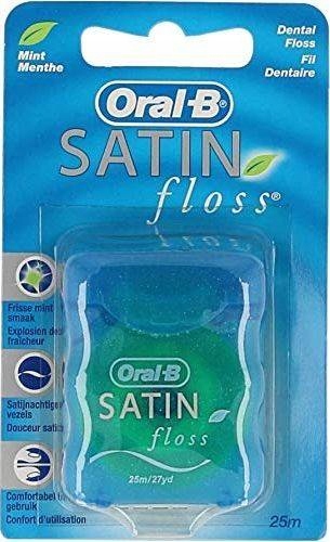 

Oral-B Satin Floss Nić Dentystyczna 25m Miętowa