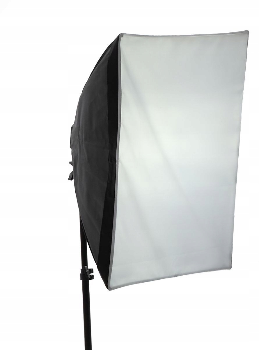 SOFTBOX 60x60cm na ŻARÓWKĘ ŚWIATŁA STAŁEGO E27 +MF