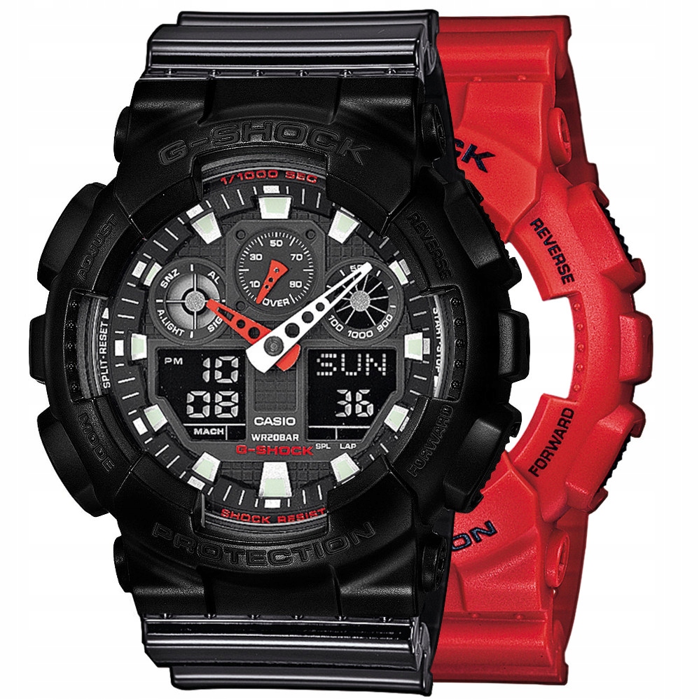 Hodinky Casio G-Shock Set GA-100B-4AER Bezel 10523429 Řemínek 10378391 20