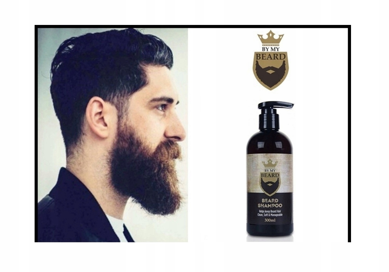 Szampon do pielęgnacji brody By My Beard 300 ml z UK Shampoo EAN (GTIN) 5025416030422