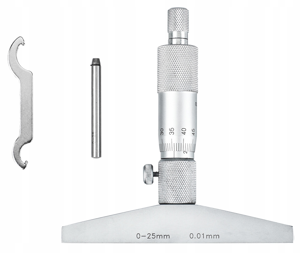 Мікрометр глибиномір 0-25 мм PRO DASQUA