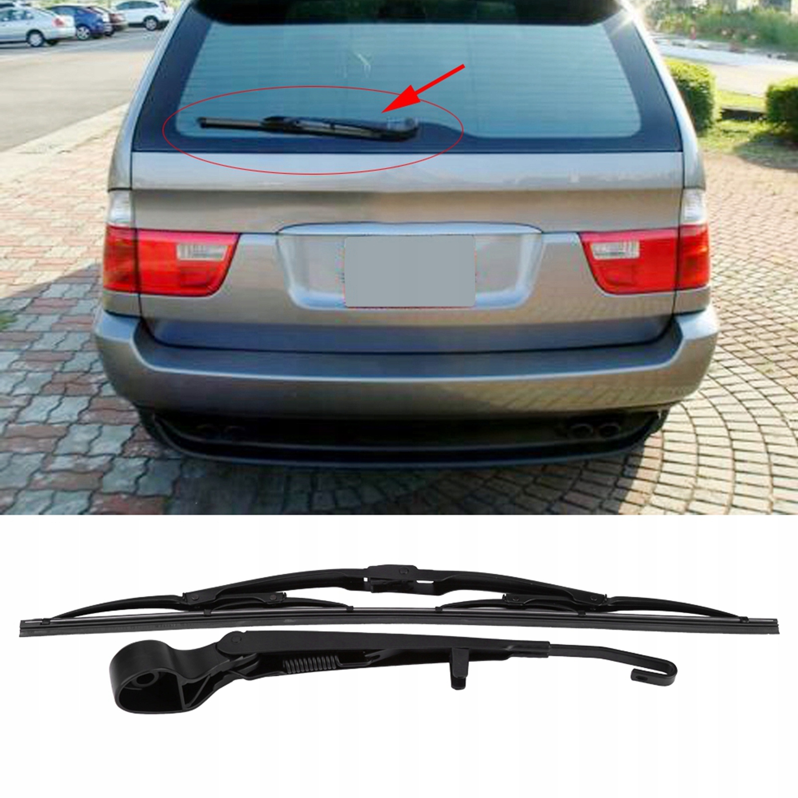 рычаг дворника зад + перо X5 E53 99-06