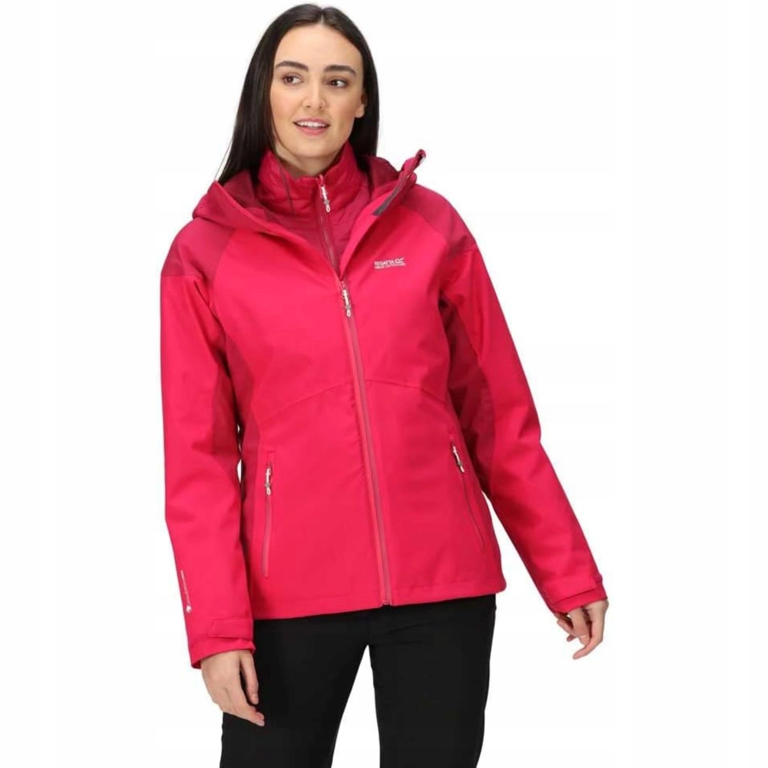 Dámská Zimní bunda Regatta 3v1 s kapucí 15K růžová vel. Eu 38 M