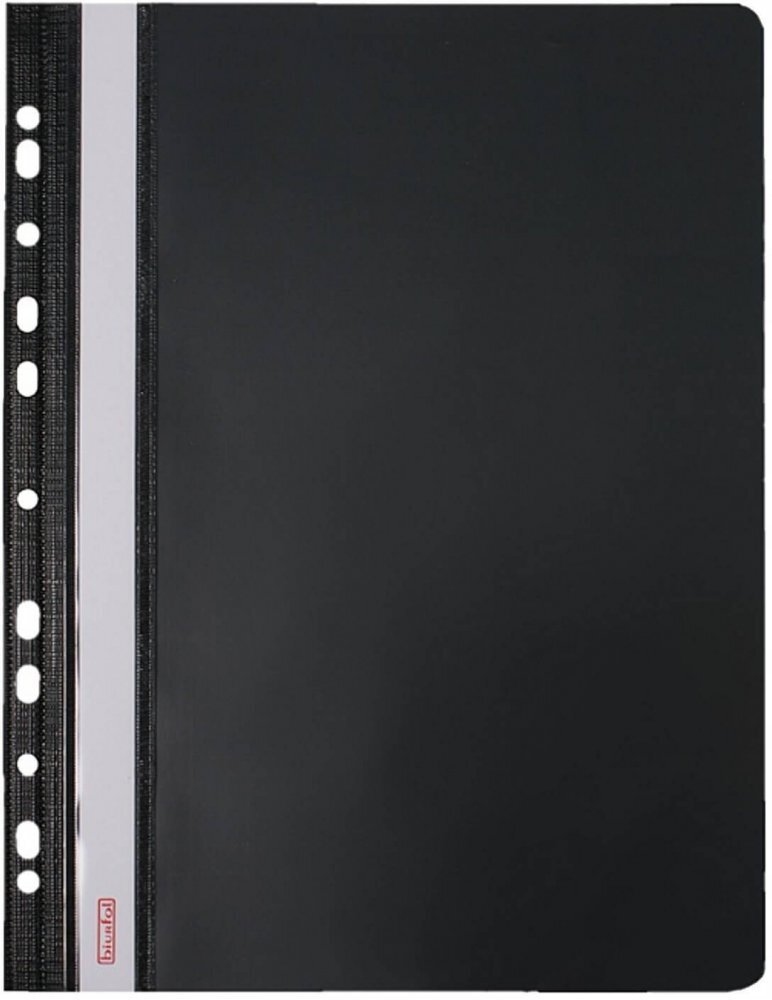 Skoroszyt Biurfol twardy A4 wpinany czarny x50 Liczba sztuk w ofercie 50 szt.