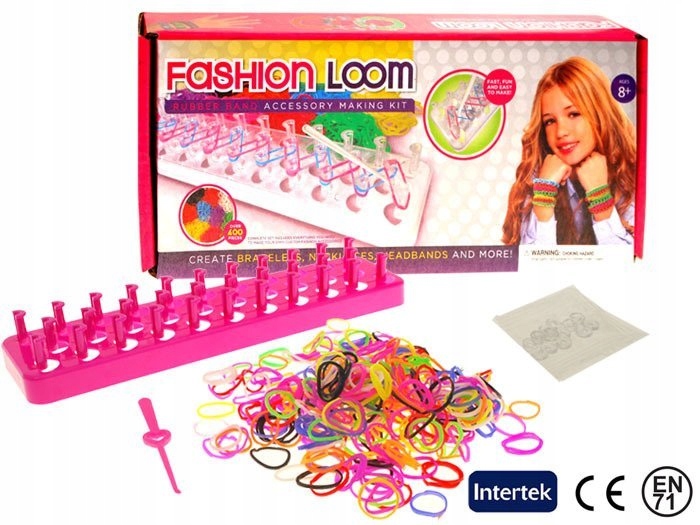 

Gumki oryginalne Loom Band Starter 400szt ZA0997