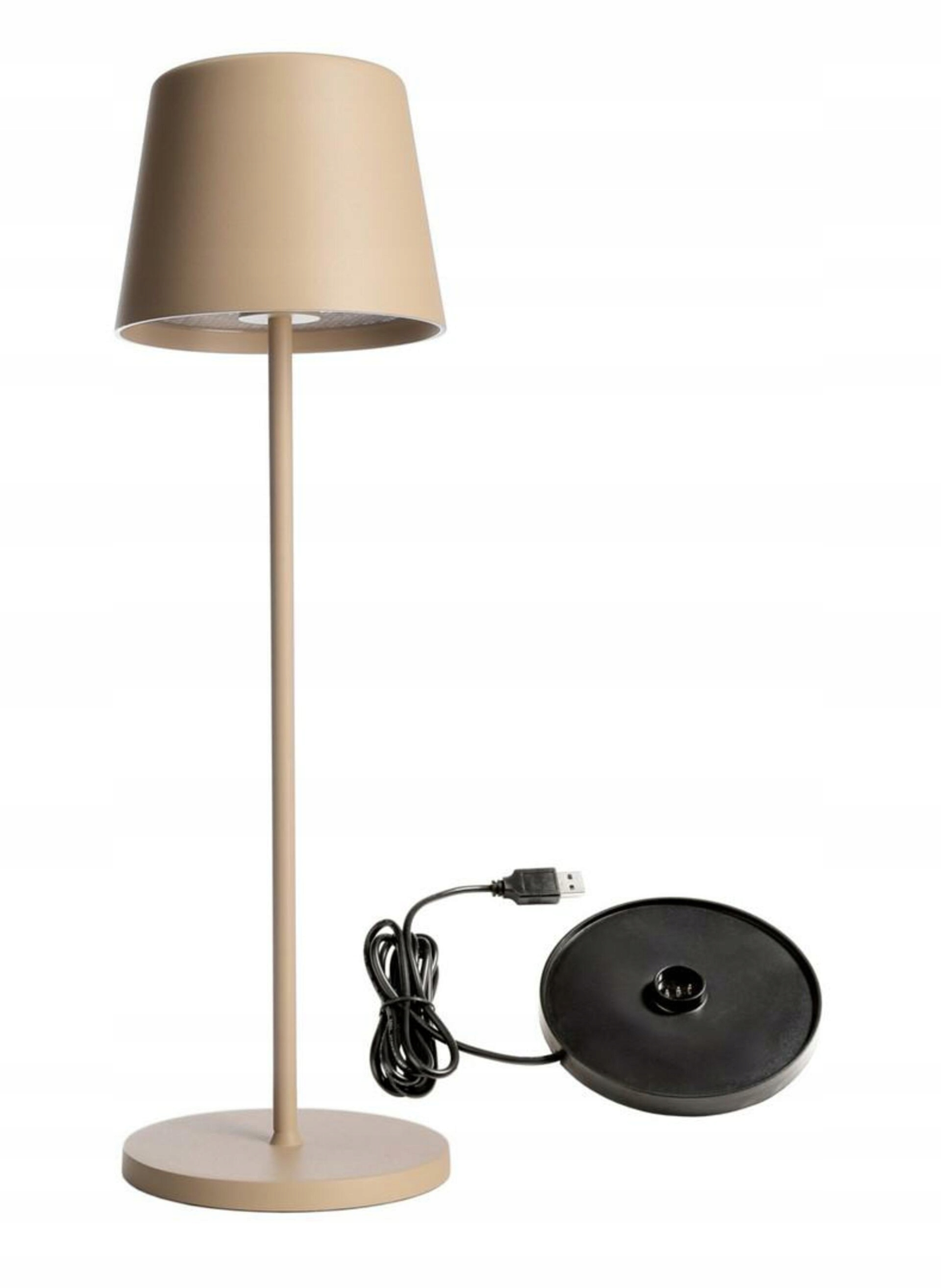 Light Impressions Deko-Light nabíjacie svietidlo sada Canis béžová nabíja