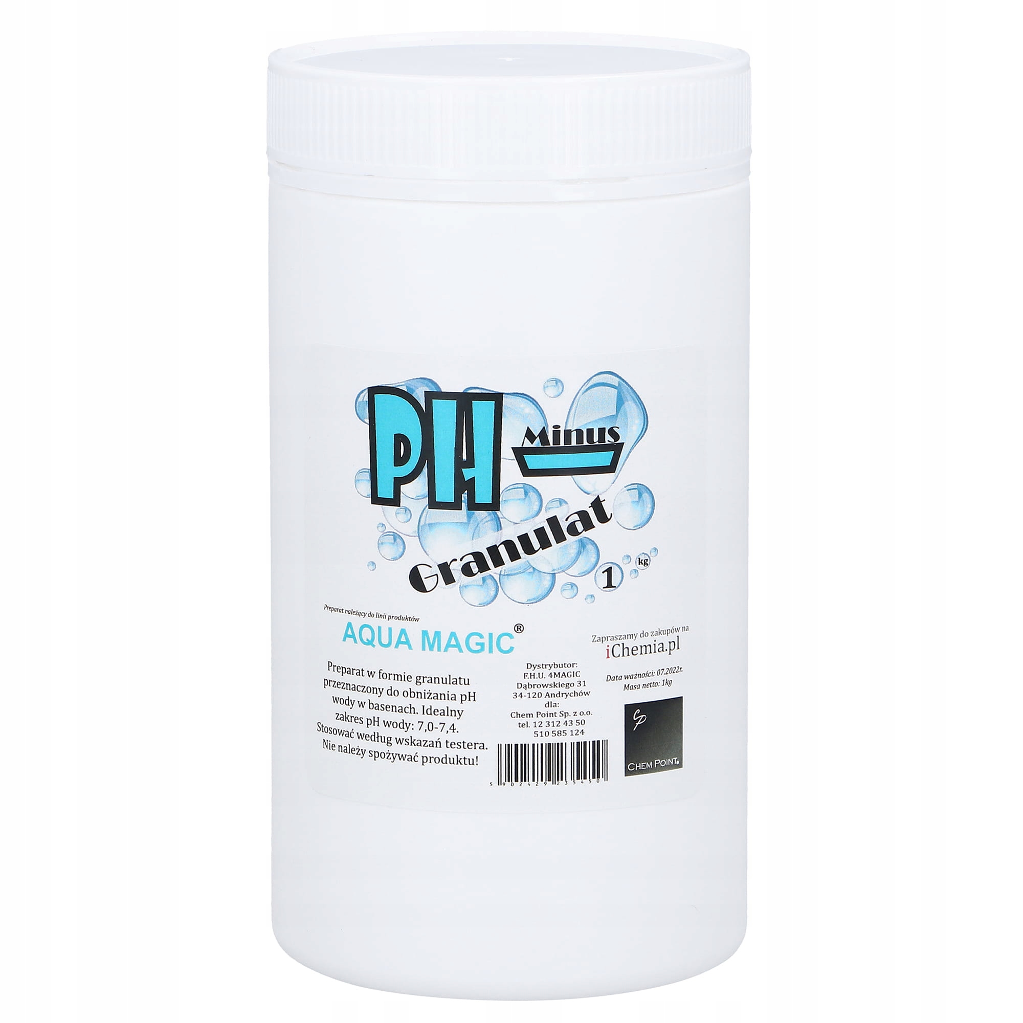 

Preparat do basenów Ph- Aqua Magic 1kg