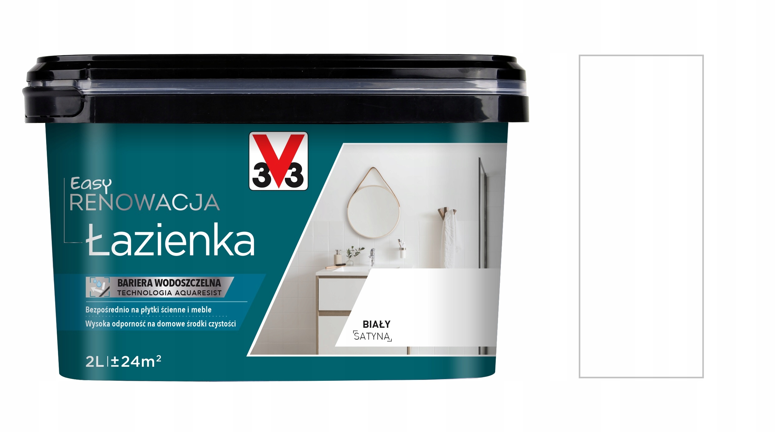 

Farba V33 Easy Renowacja Łazienka Biały 2L