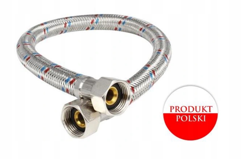 WĄŻ-WĘŻYK DN8/FI 8mm, N-N, 3/8''x3/8'' DŁ. 25cm Gwint wylotowy 3/8