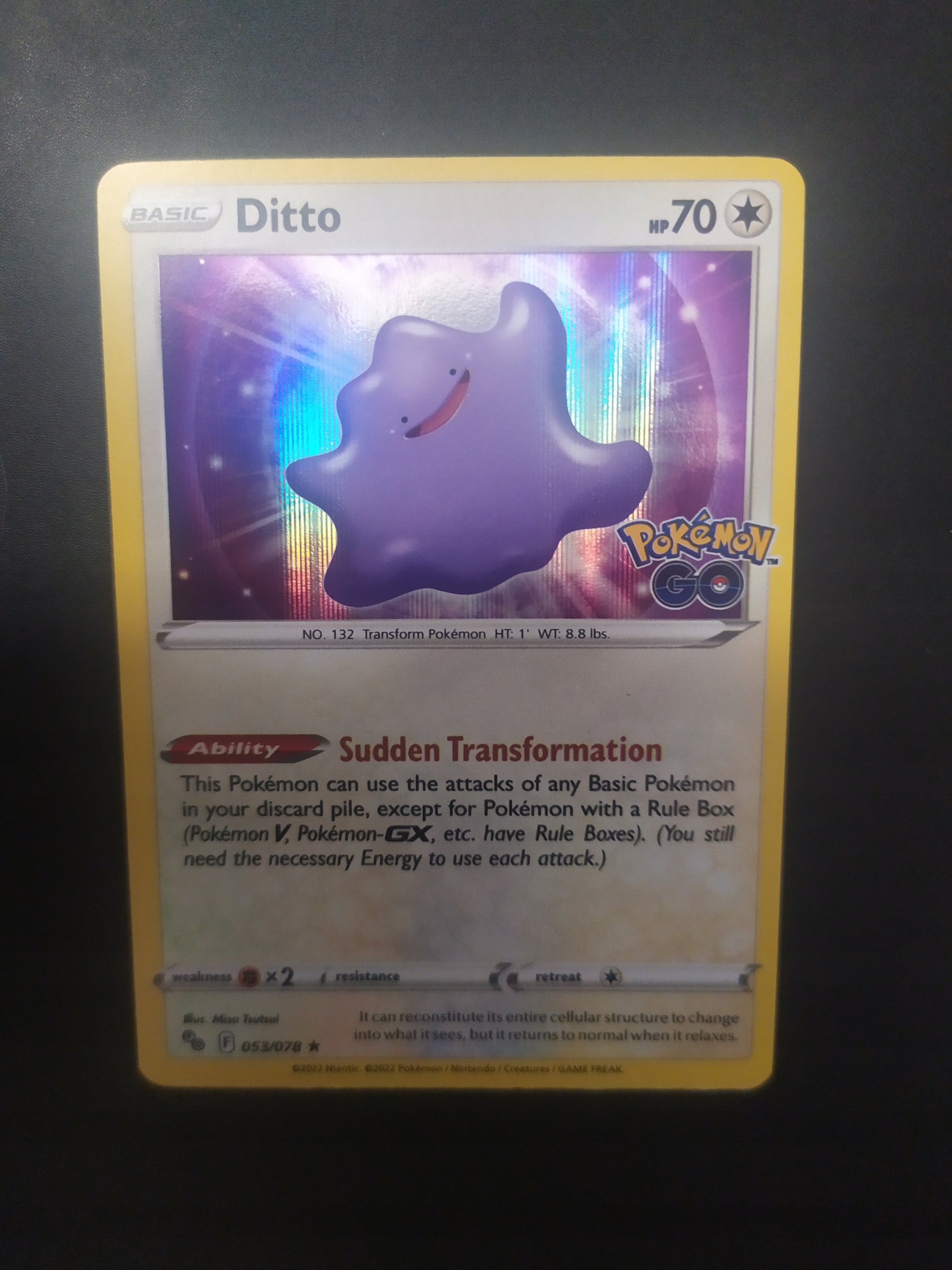 Ditto (053/078) [Pokémon GO]