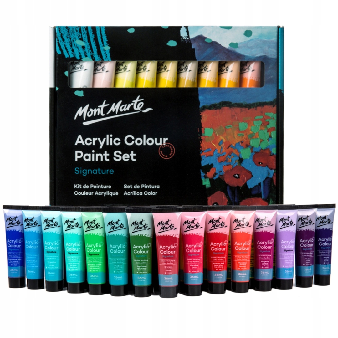 Sada akrylů Mont Marte 36x36ML