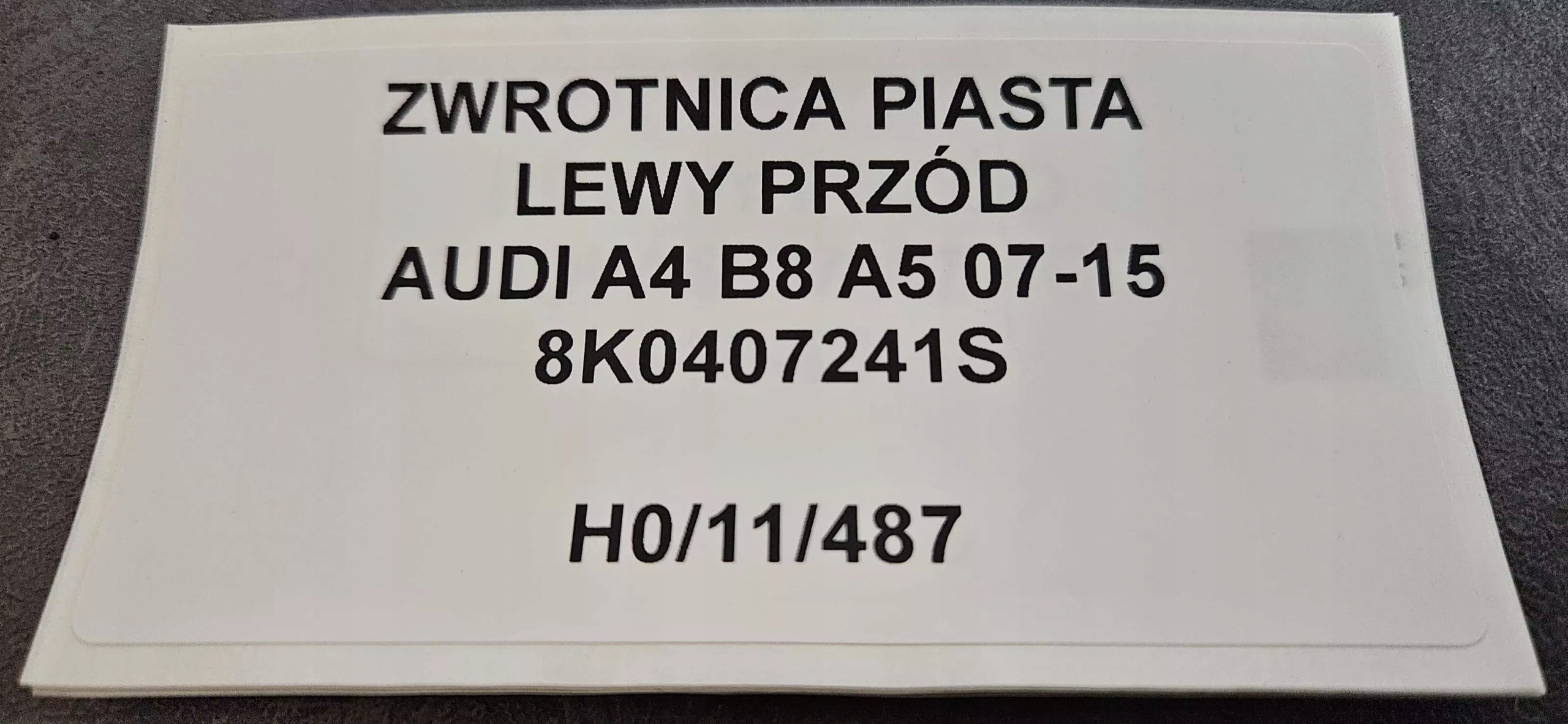 otoč čepu levý předek AUDI A4 B8 A5 07-15