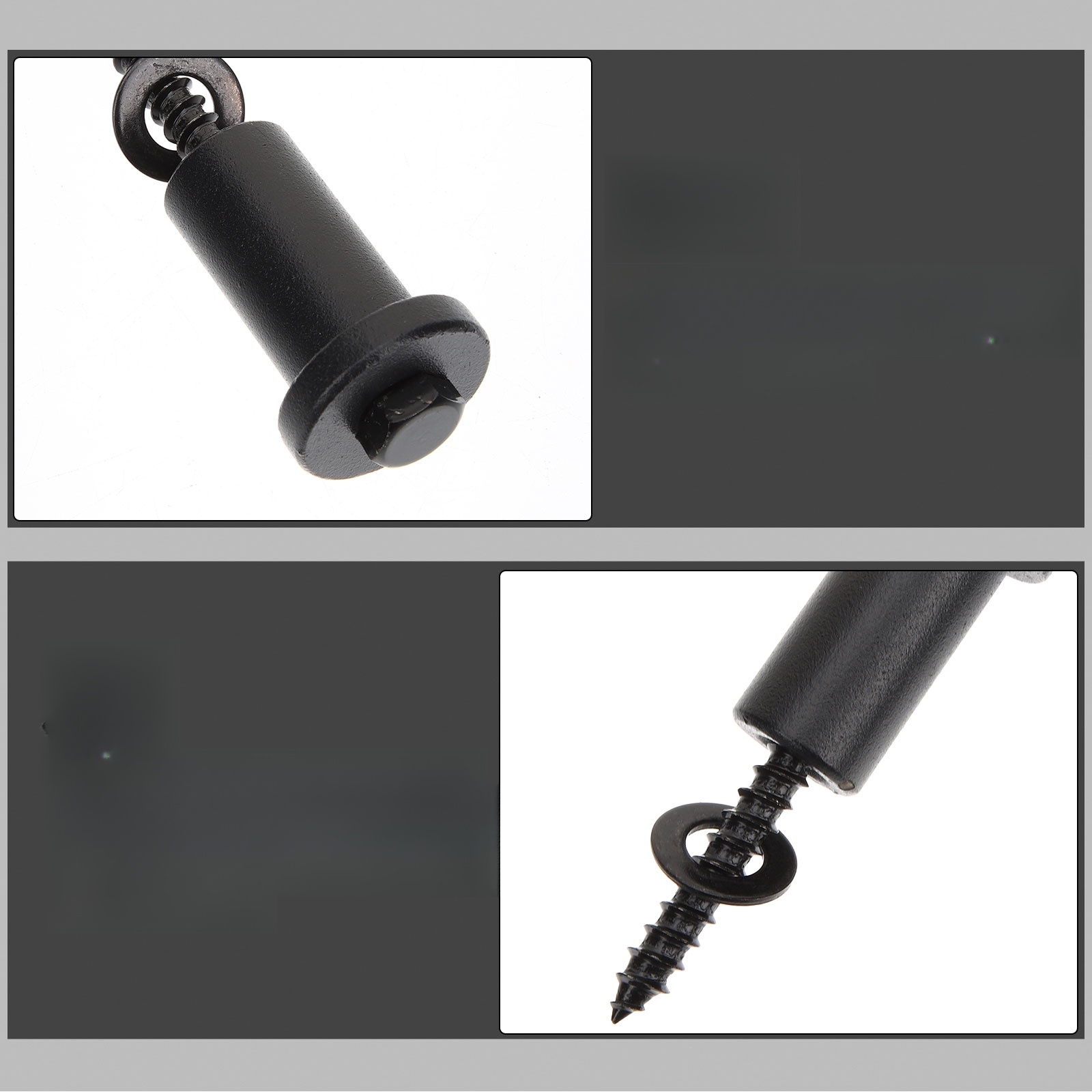 ZESTAW NAPRAWCZY DRZWI PRZESUWNYCH STOJAK PRZEZ SZYNĘ Kolor czarny