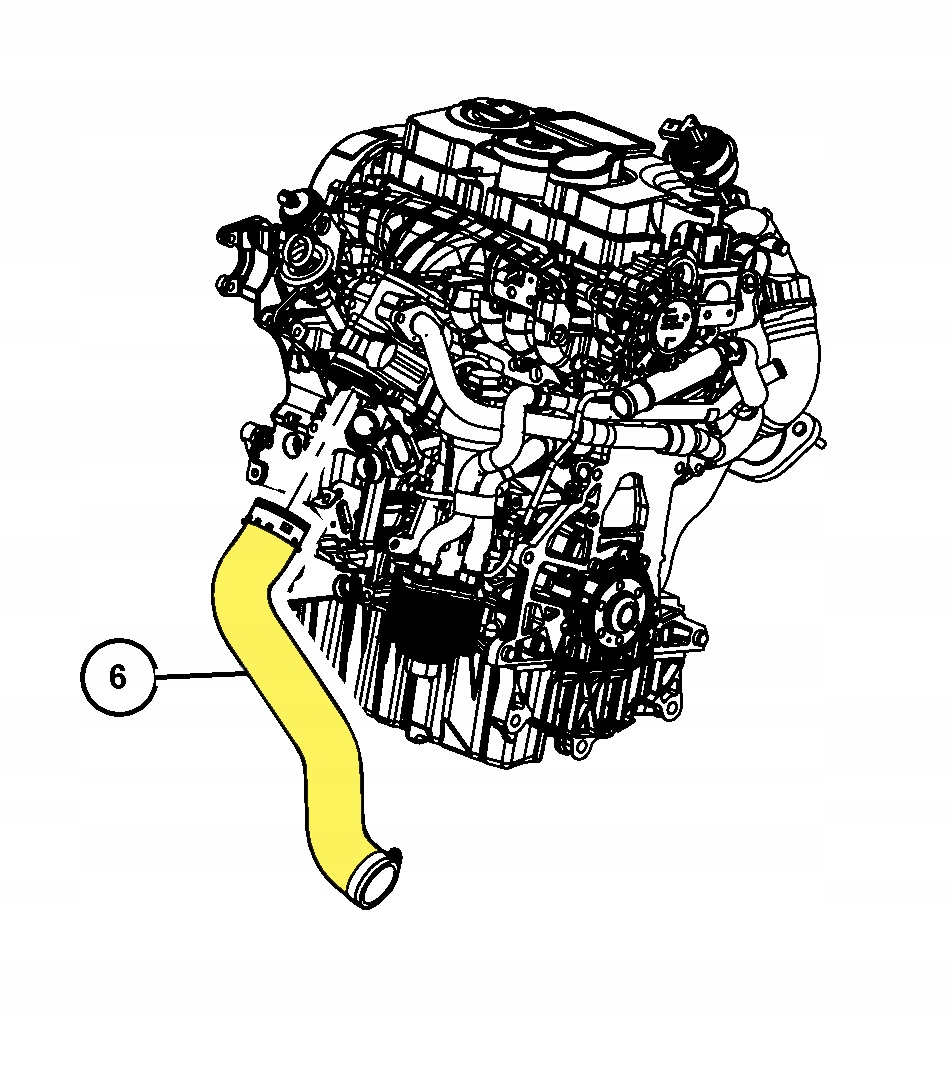 PRZEWOD TURBO RURA WAZ DODGE JOURNEY 2 0 CRD Part manufacturer Other