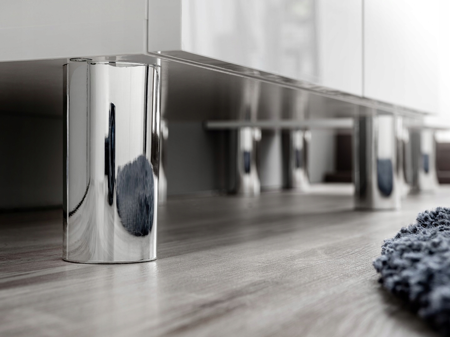 ZESTAW MEBLI ŁAZIENKOWYCH NIKA BIAŁA POŁYSK JASNE Montaż meble do samodzielnego montażu