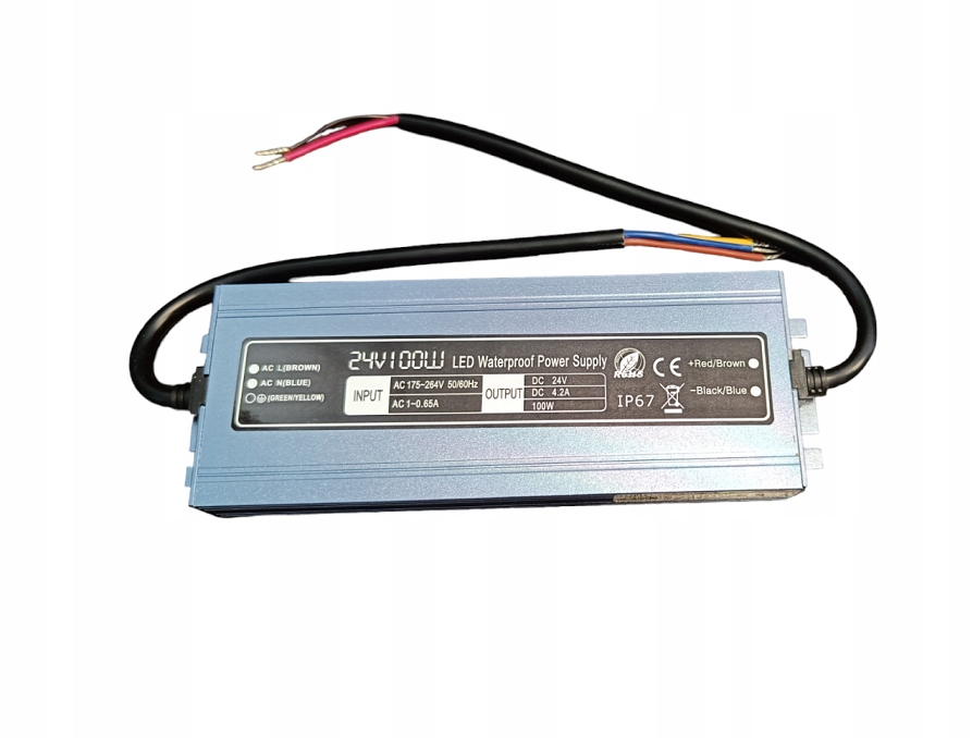 Yps Led zdroj Slim IP67 24V 4,17A 100W Premium