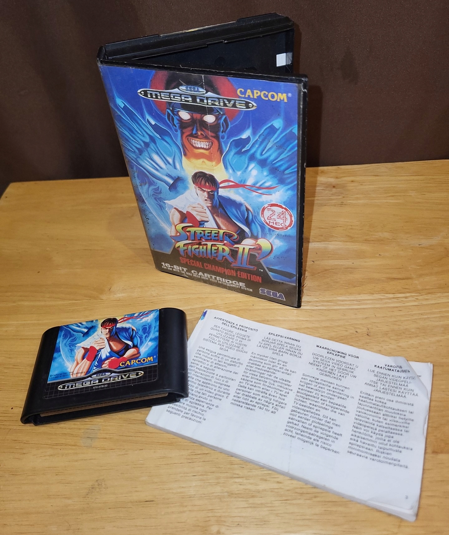 STREET FIGHTER II 2 SPECIAL CHAMPION EDITION - SEGA MEGA DRIVE SMD KOMPLET