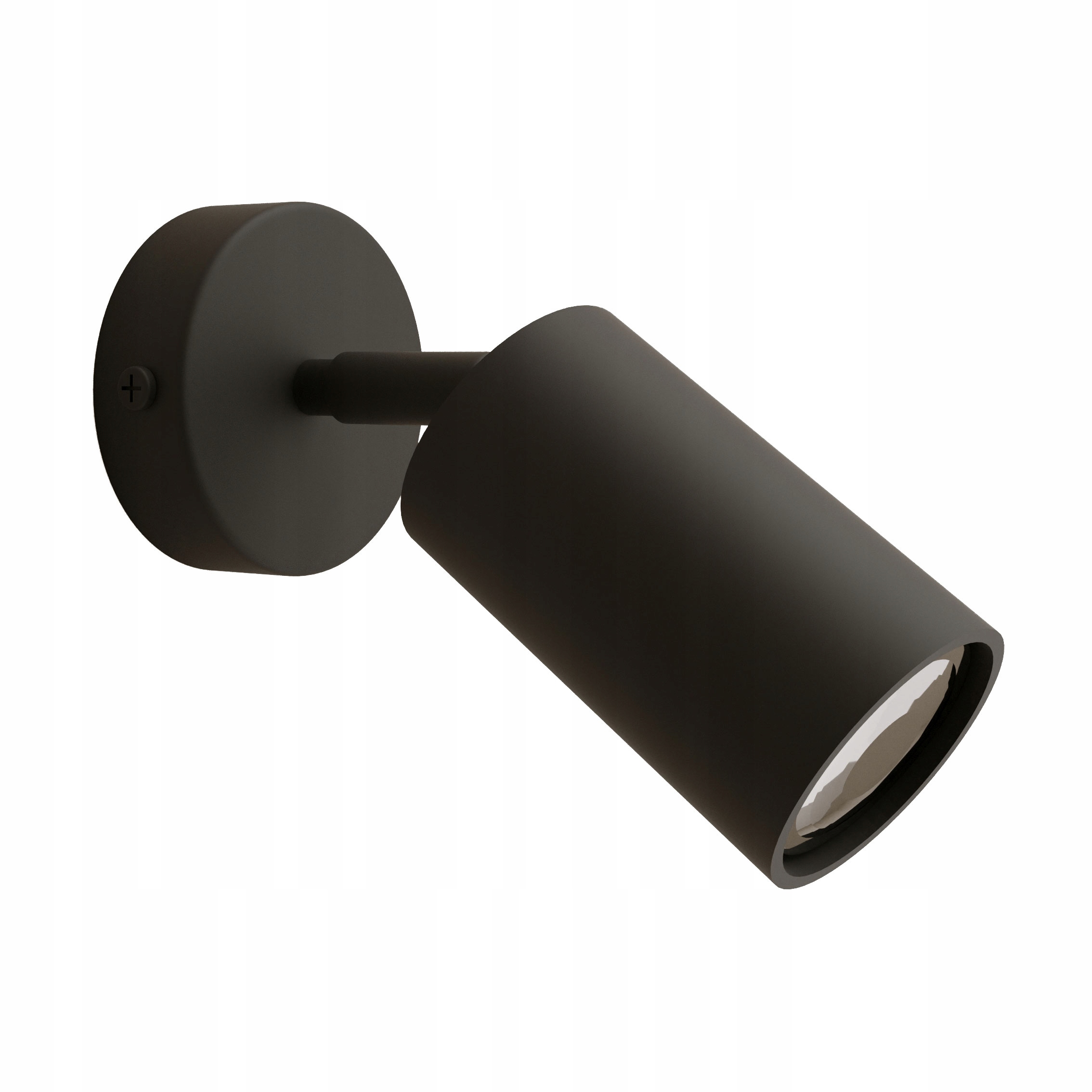 Lampa czarna Led Kinkiet ścienny nowoczesny Rune nad lustro regulowany 40 W