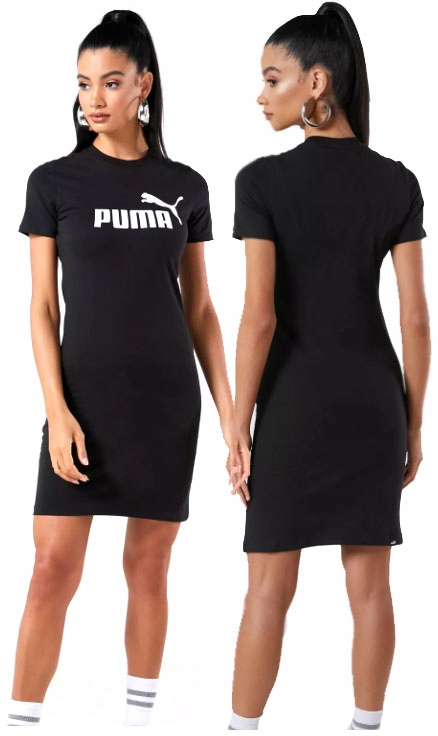 

Sukienka Puma Slim Fit Bawełna Czarna Rozm.m