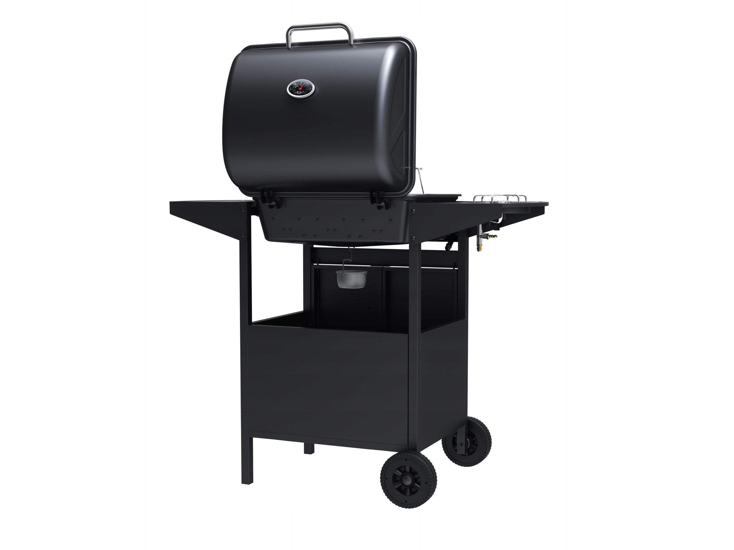 GRILL GAZOWY OGRODOWY 3+1 11kW DUŻY RUSZT SZAFKA PALNIK BOCZNY TERMOMETR Wysokość grilla 101 cm