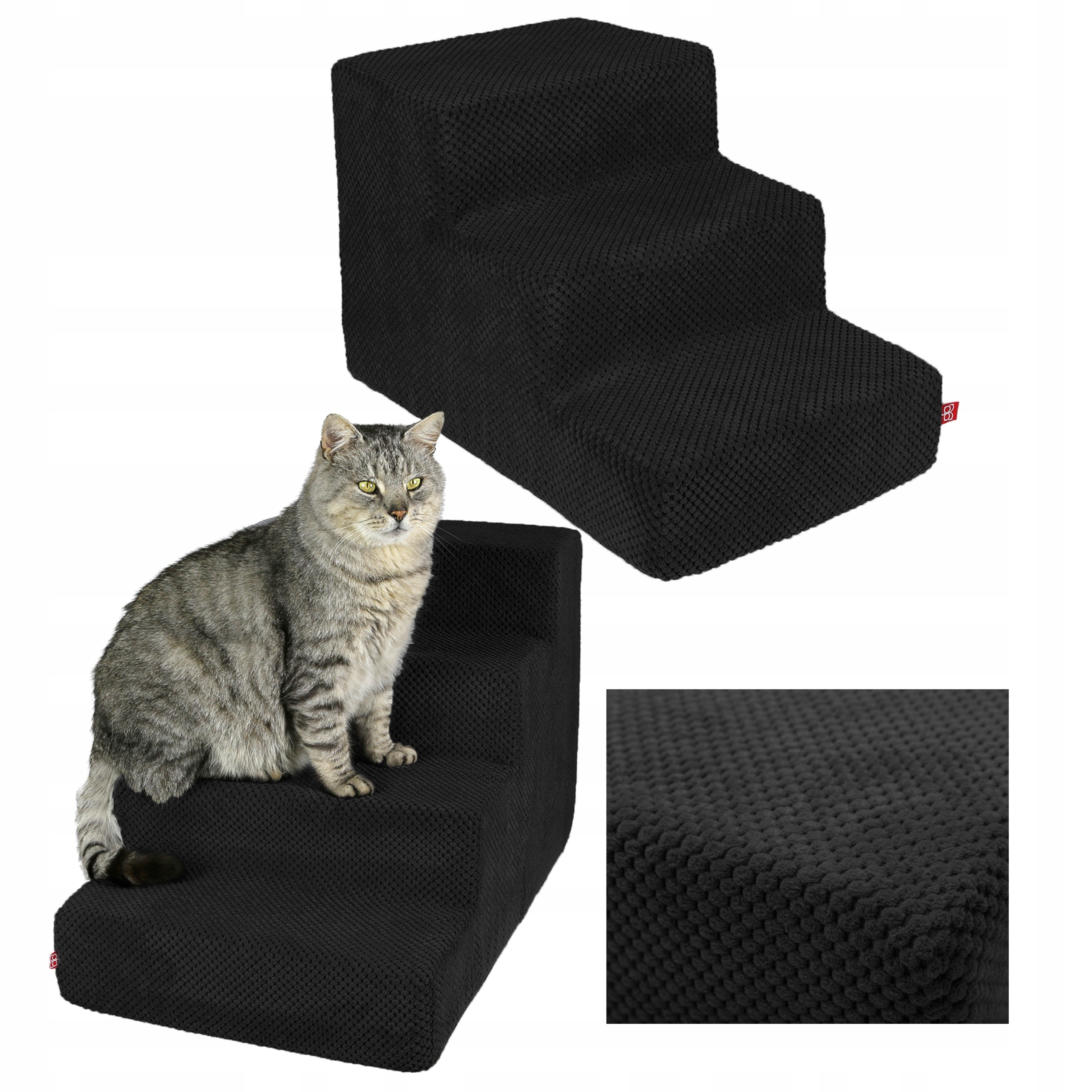 Rampa pro psa kočku 3 stupně Plošina Protiskluzová 30 cm
