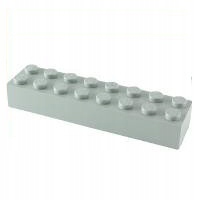

Lego 2x8 1szt Light Bluish Gray 3007,4211391 New