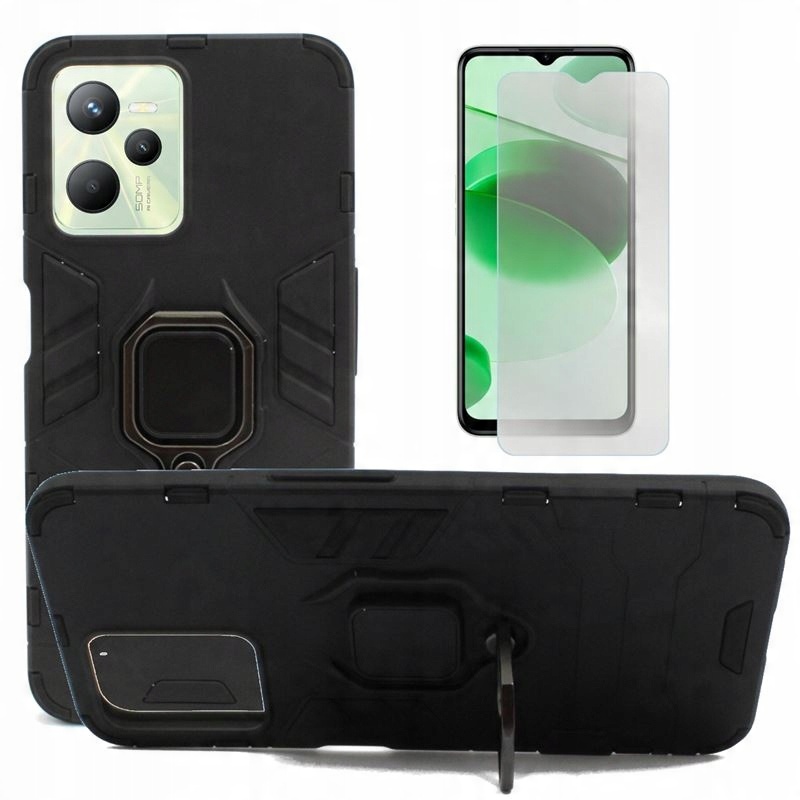 

Etui Pancerne Ring Armor do Narzo 50A Prime +szkło