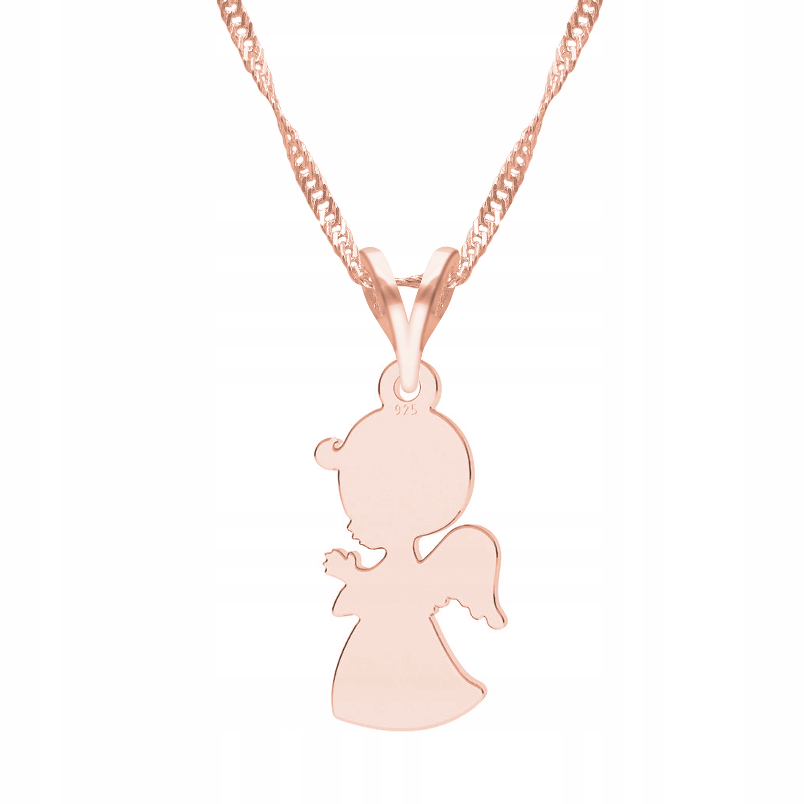 Řetízek zlatý náhrdelník 925 Andílek Anděl