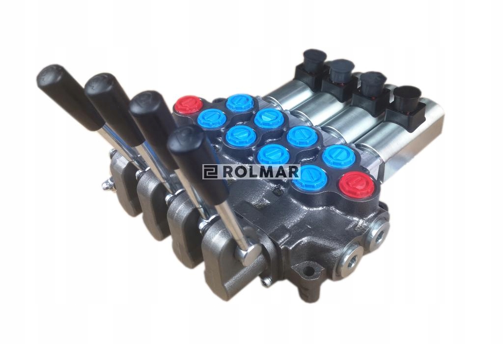 Rozdělovač 4 sekcí, ruční a elektrický, 12 VDC