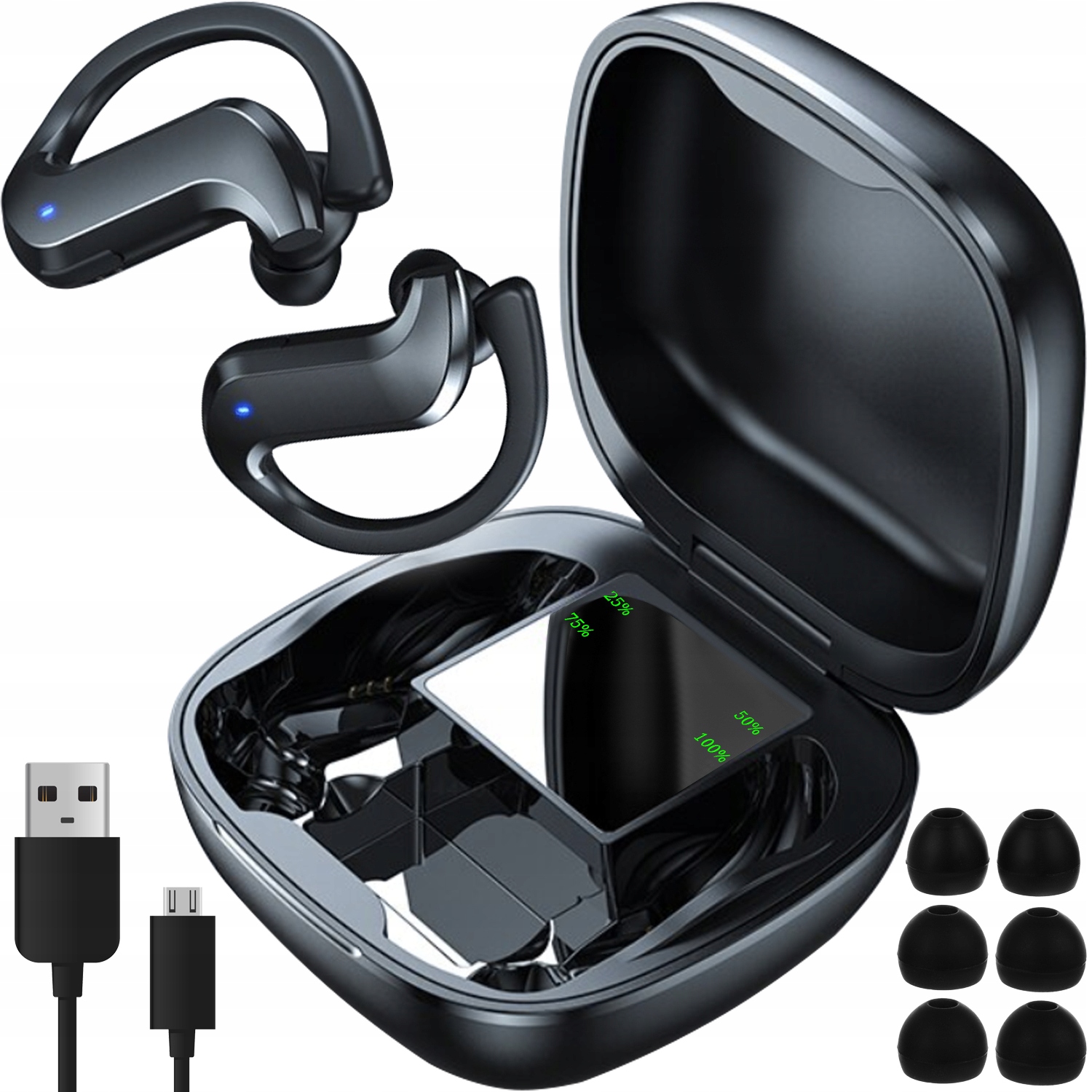 Bluetooth Powerbank brezžične slušalke + etui