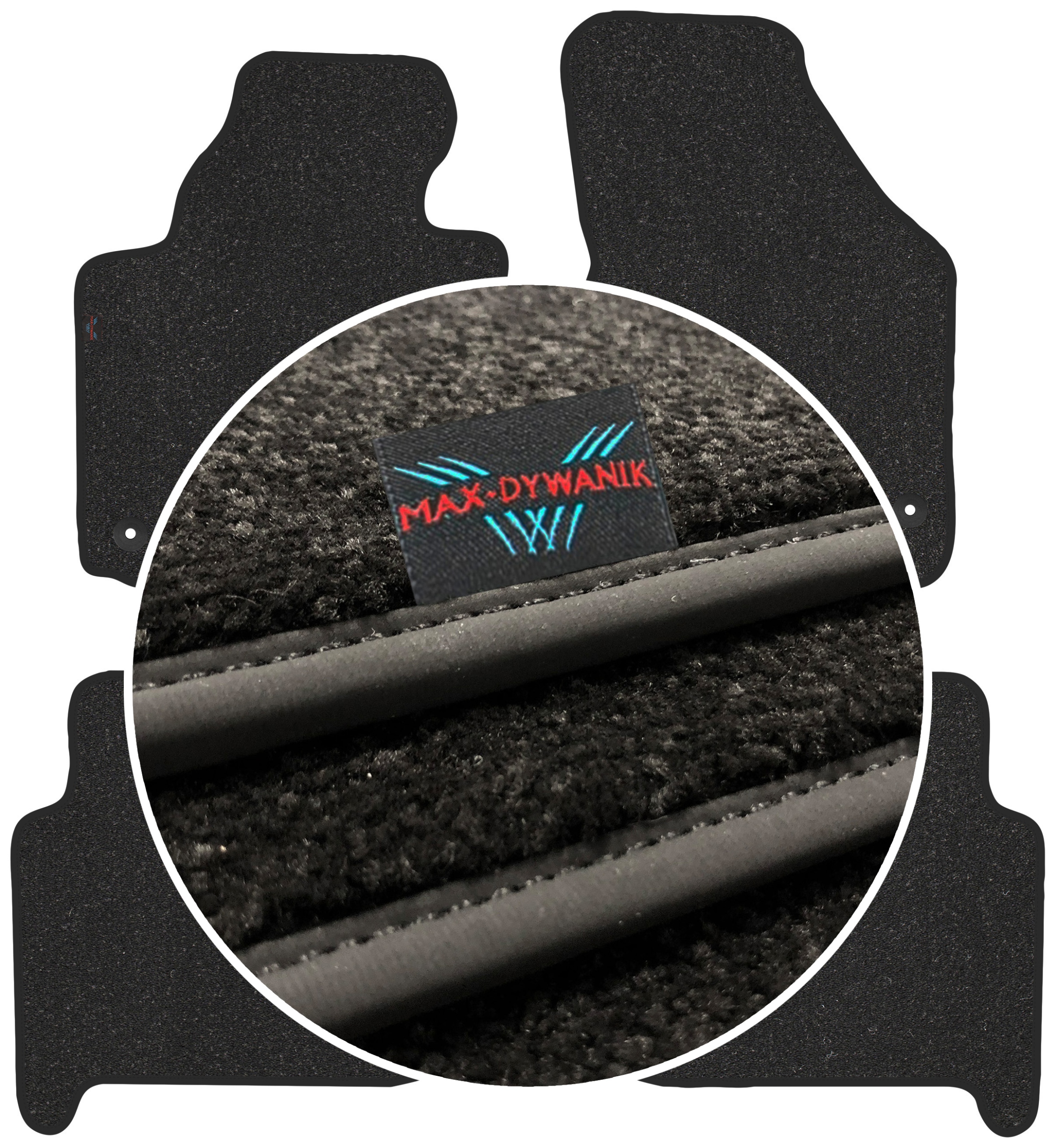 Vw Touran I 5os 2003-2010 Velurové stěrače do auta