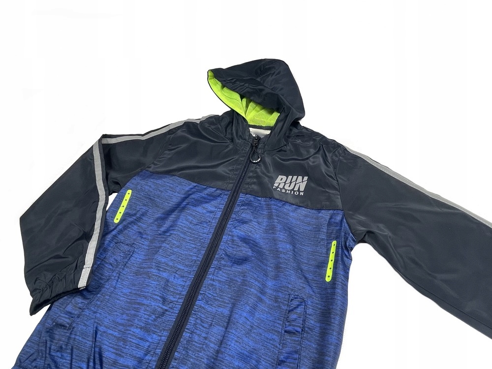 KURTKA wiatrówka RUN r 10 - 134/140 cm GRANAT Marka Inna marka