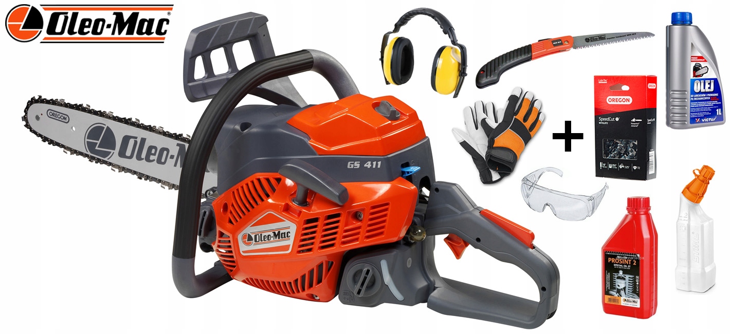 

Pilarka Spalinowa Piła Oleo-mac Gs 411 2,9 Km .325