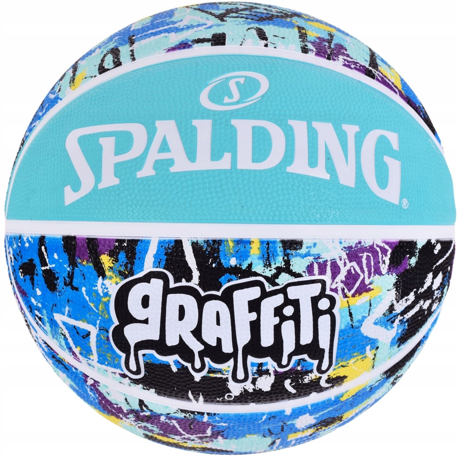 Spalding Graffiti Piłka Do Koszykówki Gumowa 7 Streetball Na Orlik