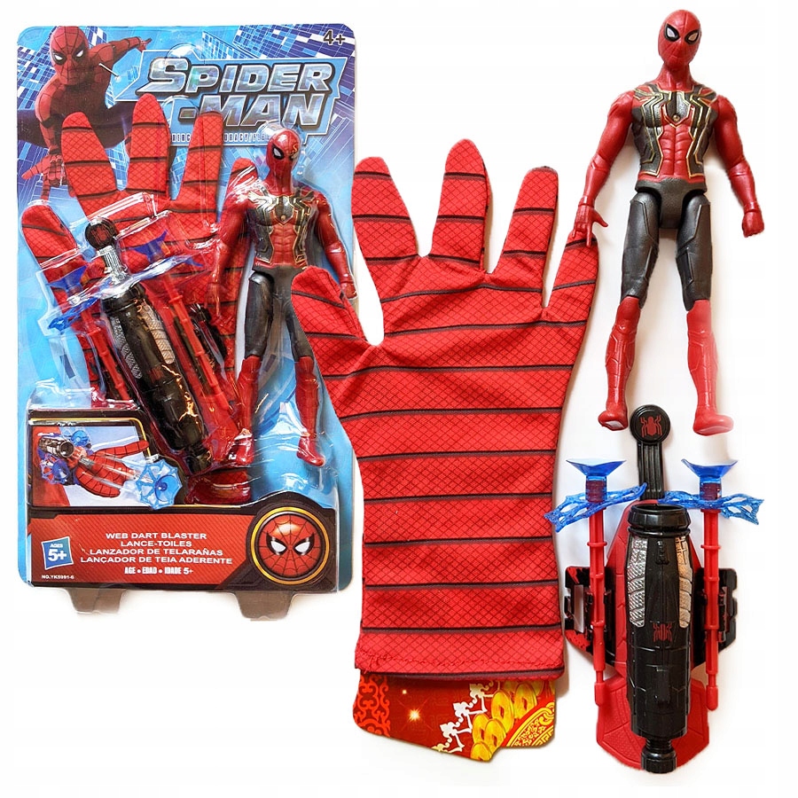 

Spiderman Figurka Rękawica Wyrzutnia Strzałki