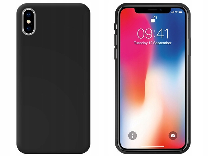 

Iphone X Etui Pokrowiec Case Obudowa Guma Tył Mat