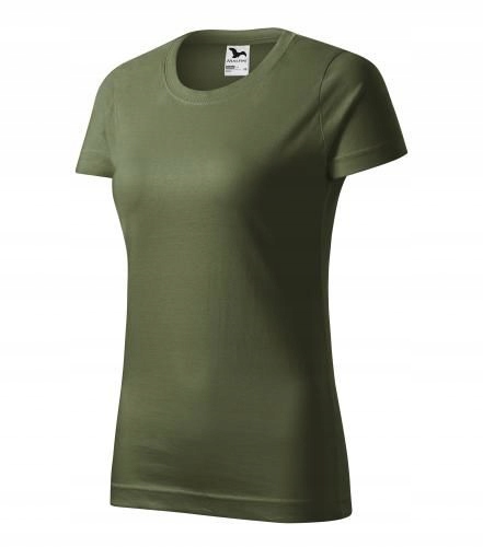 

Klasyk koszulka damska Basic -malfini- khaki L