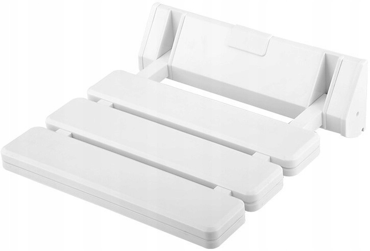 Składane Siedzisko Prysznicowe 130KG Krzesełko Naścienne Do Kabiny Ławka