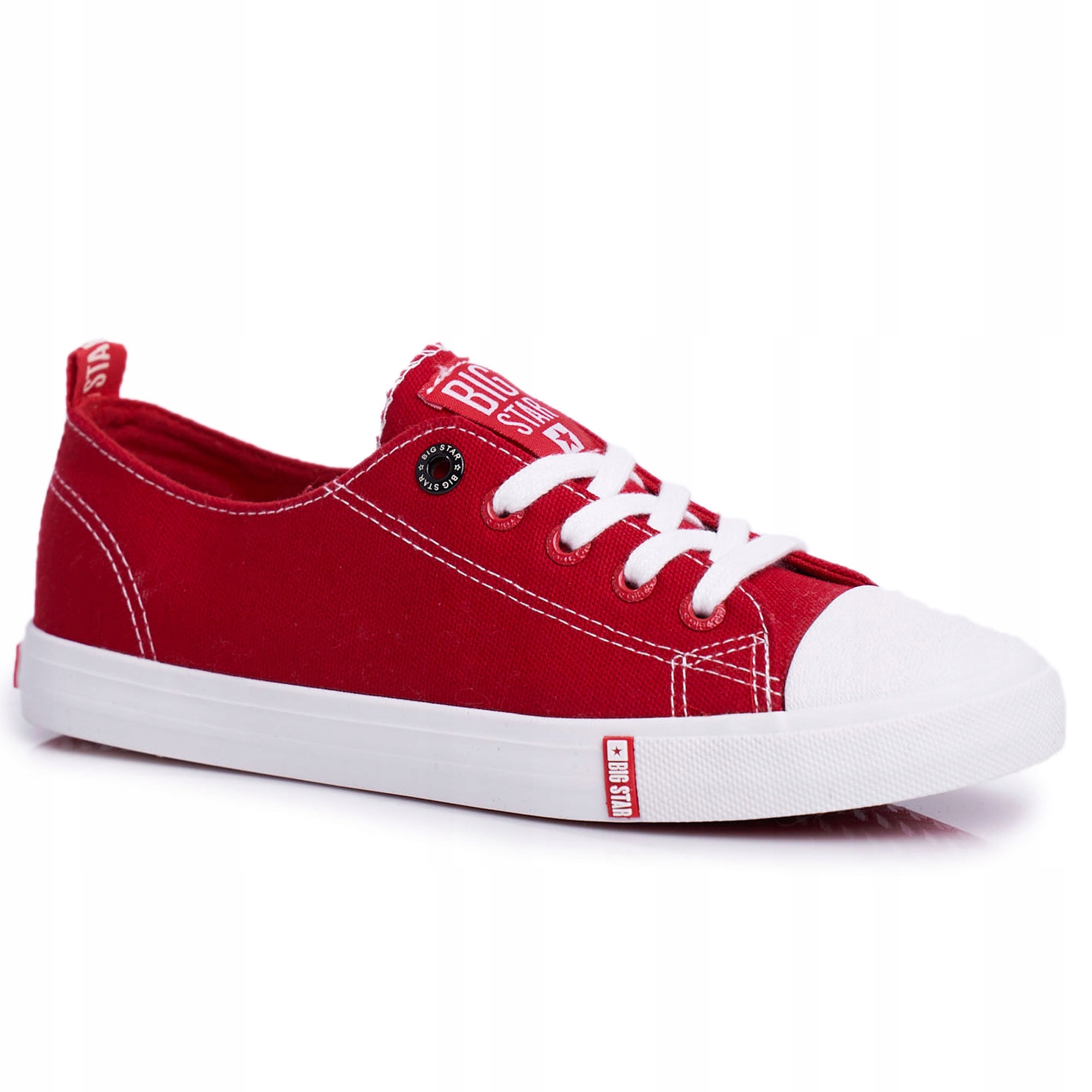 

Czerwone Tkanina Buty Trampki Big Star r.37
