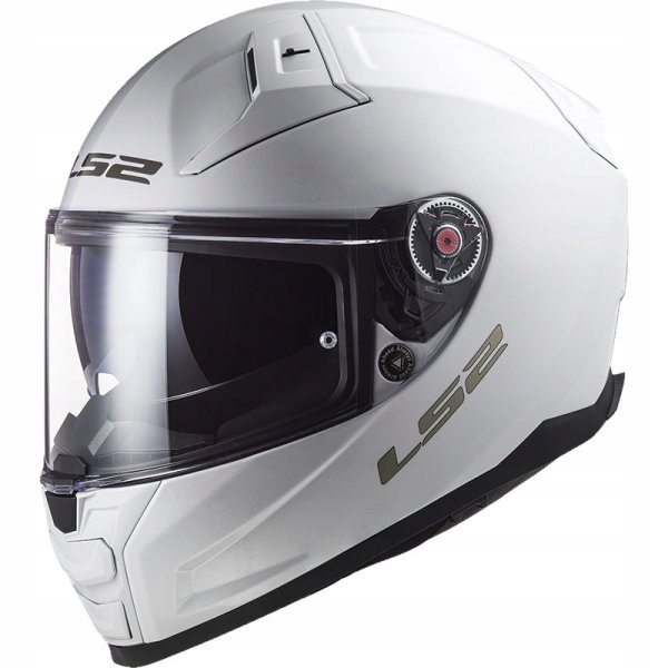 LS2 KASK MOTOCYKLOWY INTEGRALNY FF811 VECTOR II SOLID WHITE 3XL Homologacja europejska ECE R22-06