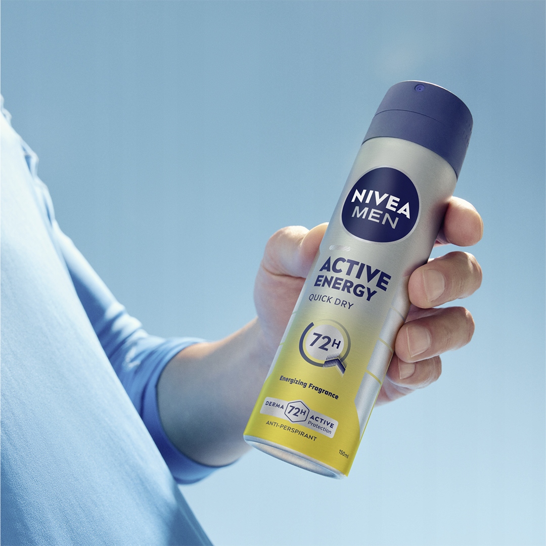 Antyperspirant męski NIVEA MEN Active Energy 150ml Marka Nivea