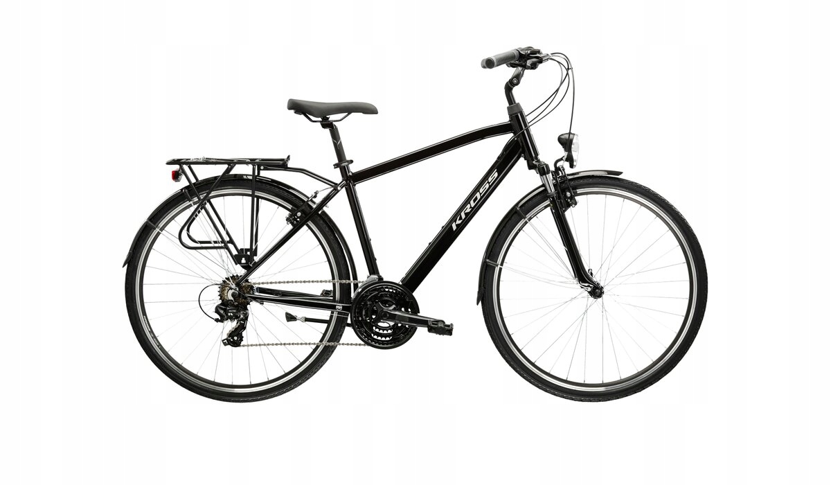 Trekingové kolo Kross Trans 1.0 rám 19 palců kolo 28" černé